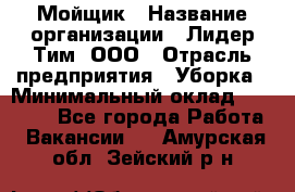 Мойщик › Название организации ­ Лидер Тим, ООО › Отрасль предприятия ­ Уборка › Минимальный оклад ­ 15 300 - Все города Работа » Вакансии   . Амурская обл.,Зейский р-н